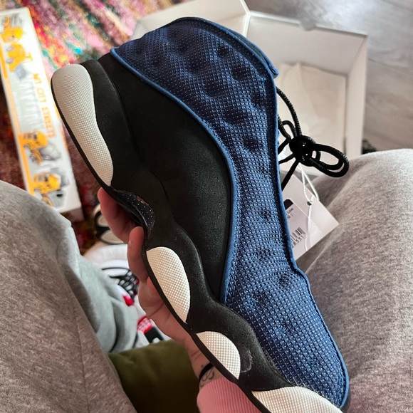 Jordan 13 Retro Brave Blue Size 10 men’s slightly used - Picture 4 of 9